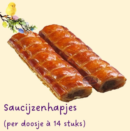 saucijzenbroodje 14 mini's